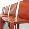 Leather Model Cab Chairs by Mario Bellini for Cassina, 1970s, Set of 4, Image 21