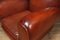 French Moustache Back Leather Club Chair, 1940s 15