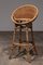 French Bohemian Style Bar Stools with Bamboo Frames, 1970, Set of 5, Image 7