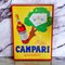 Vintage Framed Bitter Campari Poster, Italy, 1960s, Image 1