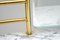 Vintage French Marble and Brass Dressing Table & Stool attributed to Georges Raimbaud, 1960, Set of 2 10