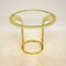 Vintage Hollywood Regency Style Coffee / Side Table in Brass, 1970s 2