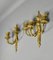 French Gilt Bronze Wall Candelabra, 1890s, Set of 2 4