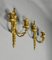 French Gilt Bronze Wall Candelabra, 1890s, Set of 2, Image 3
