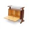 Teak Barschrank mit Glasablage, 1960er 9