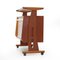 Teak Barschrank mit Glasablage, 1960er 7