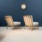 Armlehnstühle aus Bambus Rattan & Kupfer von Maison, 1950er, 2er Set 2