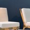 Bamboo Rattan and Copper Armchairs by Maison, 1950s, Set of 2 4