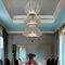 Large Venetian Murano Glass Chandelier by Barovier & Toso 1940s 2