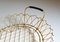 Small Basket in Openwork Metal Wire and Gilded with Fine Gold, 1960s, Image 5