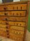Printers Drawers with Brass Letter Stamps 10