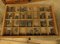 Printers Drawers with Brass Letter Stamps 11
