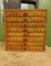 Printers Drawers with Brass Letter Stamps 1