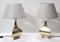 Postmodern Brass Table Lamps attributed to Montagna Grillo and Tonello, Italy, 1970s, Set of 2, Image 1