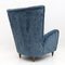 Fauteuil Mid-Century Moderne en Noyer et Boucle par Paolo Buffa, Italie, 1950s 8