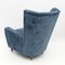 Mid-Century Italian Modern Walnut and Boucle Armchair by Paolo Buffa, 1950s 7