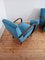 Vintage Armchairs with Spider Coffee Table and Stool from Up Závody, 1940, Set of 4, Image 10