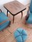 Vintage Armchairs with Spider Coffee Table and Stool from Up Závody, 1940, Set of 4 9