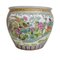Cache-Pot Vintage en Porcelaine avec Fleurs et Oiseaux, Chine 4