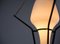 Lampada a sospensione in ottone e vetro opalino, Italia, anni '50, Immagine 10