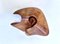 Scandinavian Artist, Abstract Modernist Carving, 1950s, Teak, Image 8