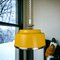 Lámpara colgante de cocina Mid-Century moderna abatible en amarillo, años 70, Imagen 6
