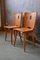 Brutalist Side Chairs, France, 1970s, Set of 2 2