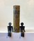 Vintage Figural Bookends in Bend Steel, 1980s, Set of 2 2