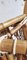 Lampada da soffitto in bambù e macramè, Spagna, anni '80, Immagine 5