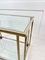 Brass and Bevel Glass Top Drinks Trolley, Belgium, 1980s 6