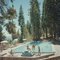 Slim Aarons, Pool at Lake Tahoe, stampa fotografica in edizione limitata, anni '80, Immagine 1