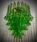 Green Murano Glass Chandelier from Mazzega, 2000s 8