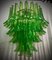 Green Murano Glass Chandelier from Mazzega, 2000s, Image 5