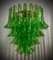 Lámpara de araña de cristal de Murano verde de Mazzega, años 2000, Imagen 4