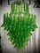 Round Green Murano Chandelier from Mazzega, 2000s 6