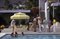 Slim Aarons, Party am Pool, Limited Edition Estate Stamped Fotodruck, 1970er 1