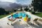 Slim Aarons, Poolside Pairs, Limited Edition Estate Stamped Photographic Print, 1980s 1