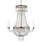 Empire Style Brass and Crystal Hot Air Balloon Chandelier 1