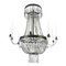 Empire Style Brass and Crystal Hot Air Balloon Chandelier, Image 2