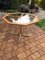 Octagonal Brass & Glass Dining Table 1