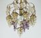 Mid-Century Hängelampe aus Kristallglas & Vergoldetem Messing von Christoph Palme für Palwa, 1970er 10