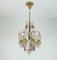 Mid-Century Pendant Light in Crystal Glass and Gilt Brass by Christoph Palme for Palwa, 1970s 5