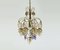 Mid-Century Pendant Light in Crystal Glass and Gilt Brass by Christoph Palme for Palwa, 1970s 9