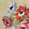 M.Schwab, Bouquet of Anemones, Oil on Canvas, 20th Century, Framed 6