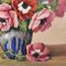 M.Schwab, Bouquet of Anemones, Oil on Canvas, 20th Century, Framed 3