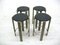 Bar Stools by Bruno Rey, 1980s, Set of 4 3