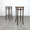 Vintage Bentwood Bar Stools by Michael Thonet for Ton, 1950s, Set of 2, Image 12