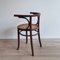 Bentwood Dining Chairs with Rattan Seats from Cosmos, 1930s, Set of 4 7