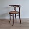 Bentwood Dining Chairs with Rattan Seats from Cosmos, 1930s, Set of 4 5