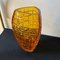 Belgian Modernist Amber Glass Vase attributed to Val Saint Lambert, 1960s 5